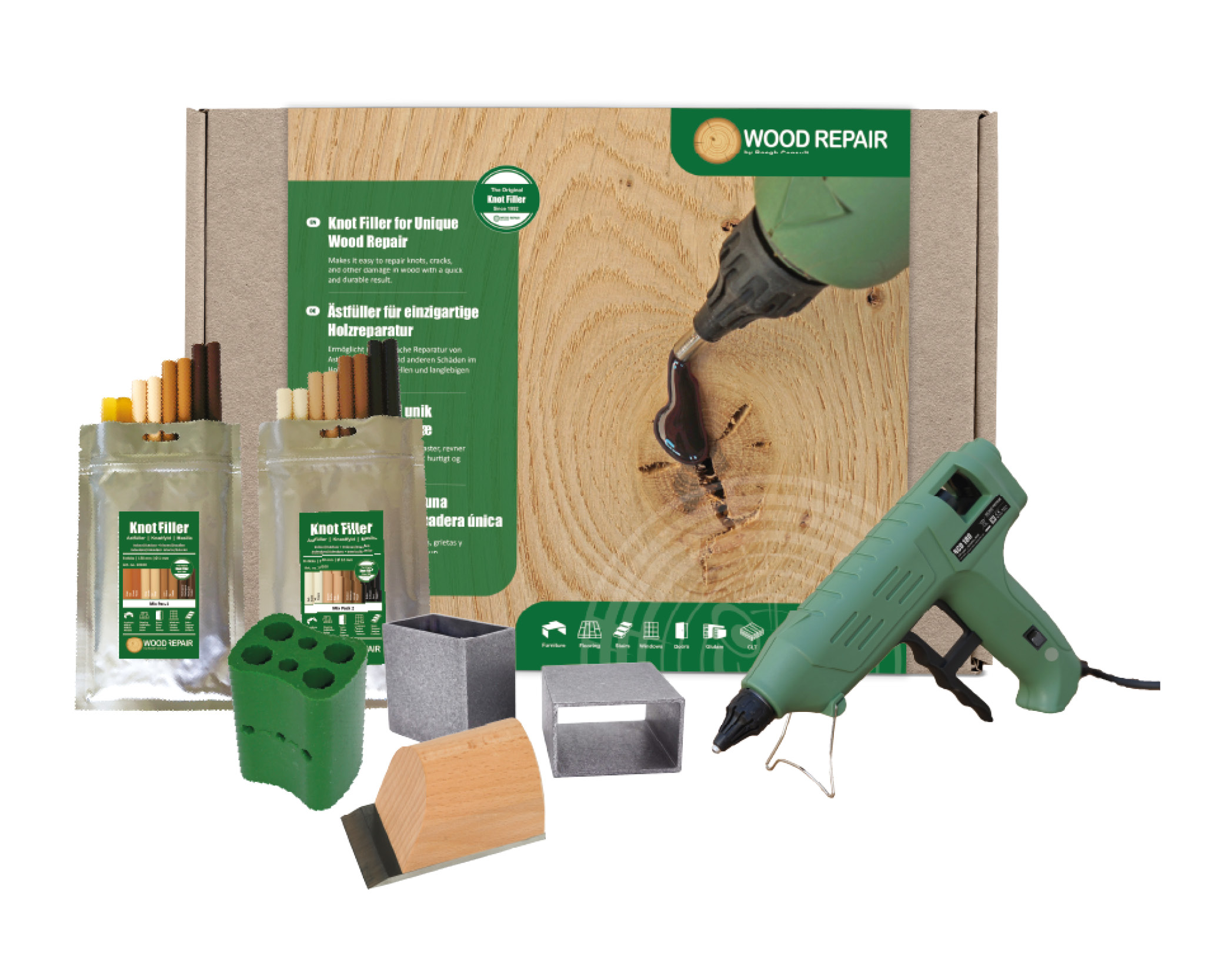 Wood Repair PLUS+ Kit