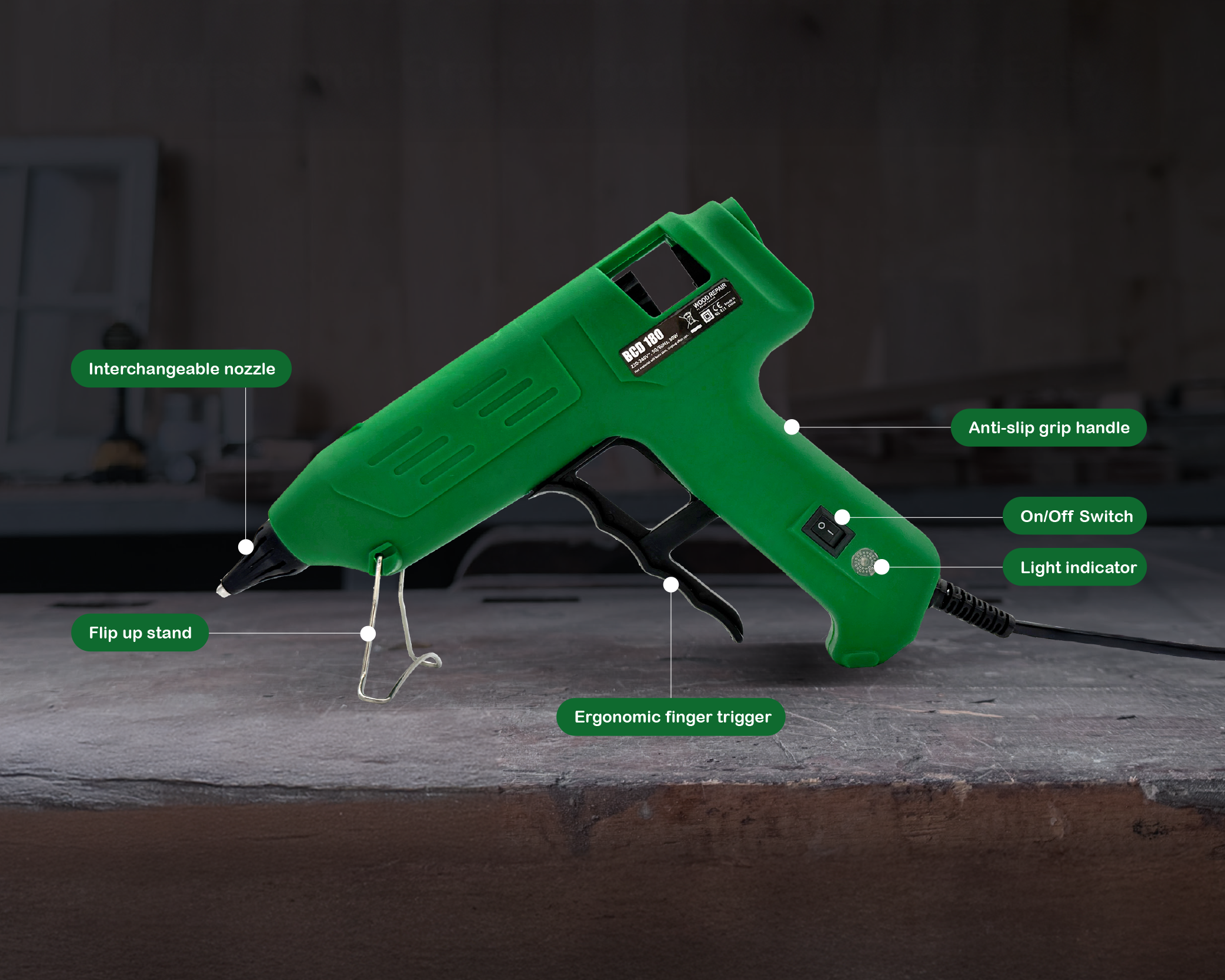 BCD180 Knot Filler gun BCD180 Knot Filler gun