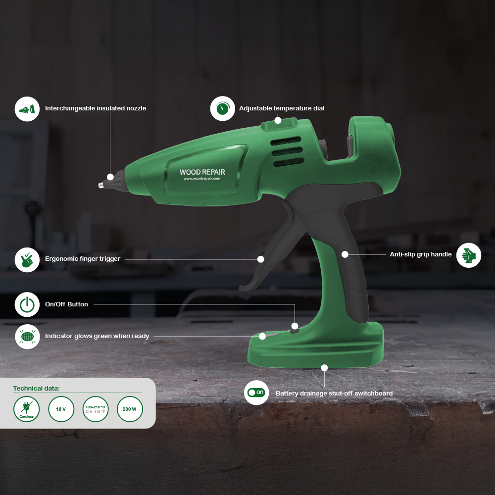 WR540 Cordless Knot Filler Gun